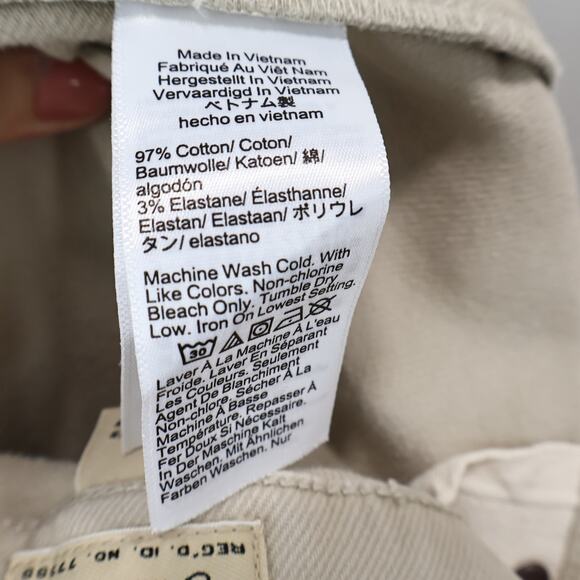NWT J.Crew Men's 770 Straight-Fit Bergen Five-Pocket Pant Sandwash Canvas 33x32 - Picture 10 of 11